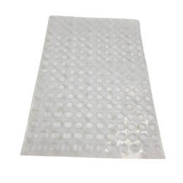 Grzybek silikonowy` transparentny` samoprzylepny  Ø 8 x 2 mm