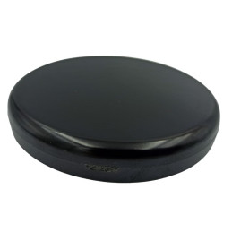 Podstawek pod pianino z tworzywa sztucznego, czarny połysk, Ø zew. 70mm
