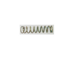 Spiralna sprężyna do pedałów` mosiądzowana` 10-cio zwojowa -dł. 69 mm 