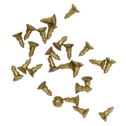 Wkręty mosiężne do drewna  Ø 3 x 8 mm, DIN97, 100 szt.