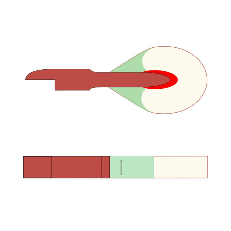 Młotki fortepianowe Grotrian - Steinweg TL83/75, 27 bas, mahoń, czerwony podkład, impregnowane` niewiercone` Natural Felt
