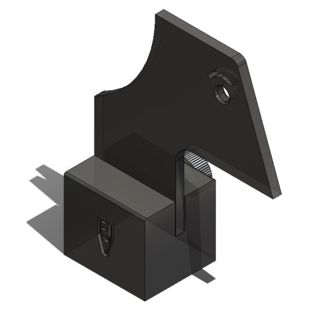 Szablon do sprawdzania kąta chwytnika fortepianowego