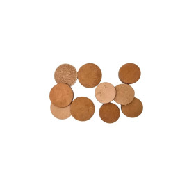 Krążki ze skóry Ø 25 mm do urządzenia pedałowego