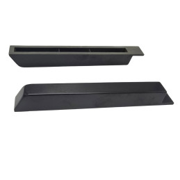 Nakładki na klawisze czarne z tworzywa sztucznego, wys. 14 mm