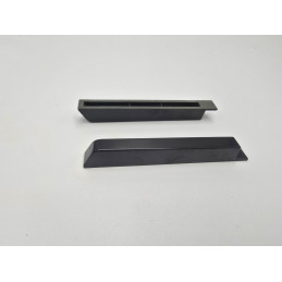 Nakładki na klawisze czarne z tworzywa sztucznego, wys. 14 mm