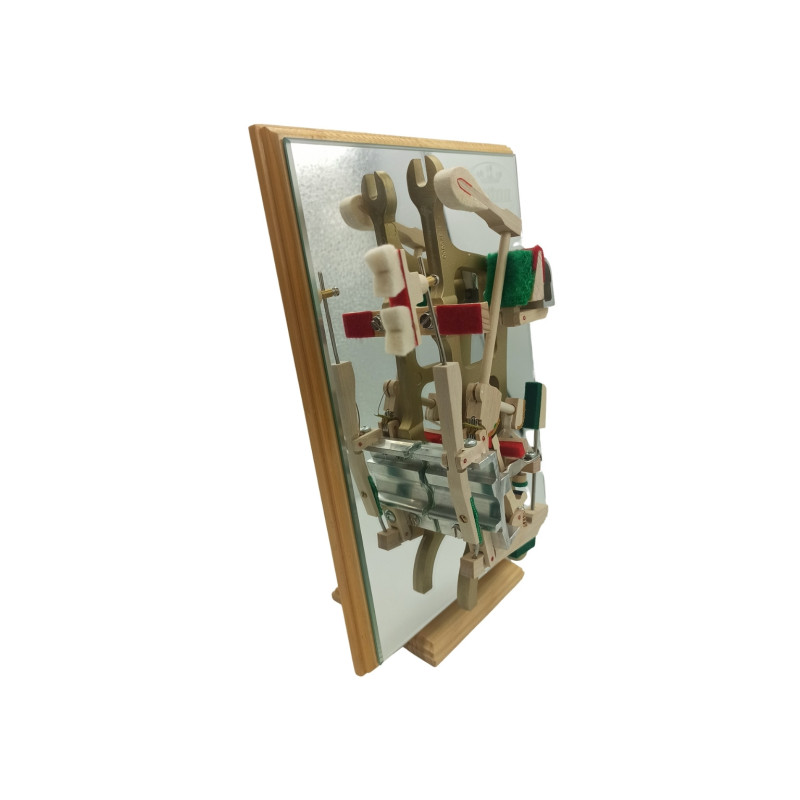 Model mechanizmu pianinowego bez klawisza