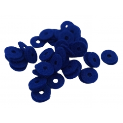 Krążki filcowe na sztyfty okrągłe 12 x 1 mm, niebieskie