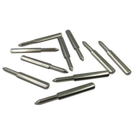 Sztyfty klawiaturowe owalne, Ø 3,3 x 41 mm, niklowane